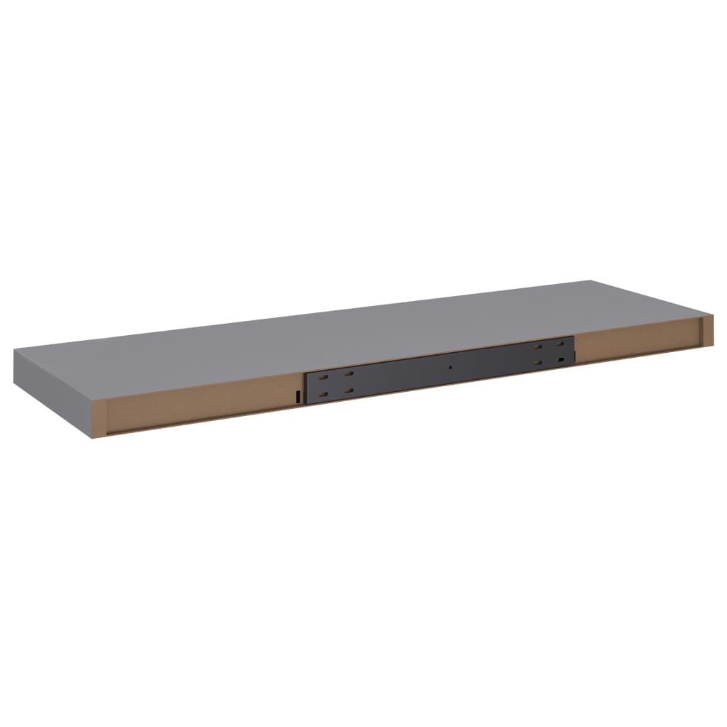Floating Wall Shelves 4 pcs Grey 80x23.5x3.8 cm MDF- Wall Shelves & Ledges - HomeShopIreland - Home Shop Ireland - Wall Shelves & Ledges - Floating Wall Shelves 4 pcs Grey 80x23.5x3.8 cm MDF