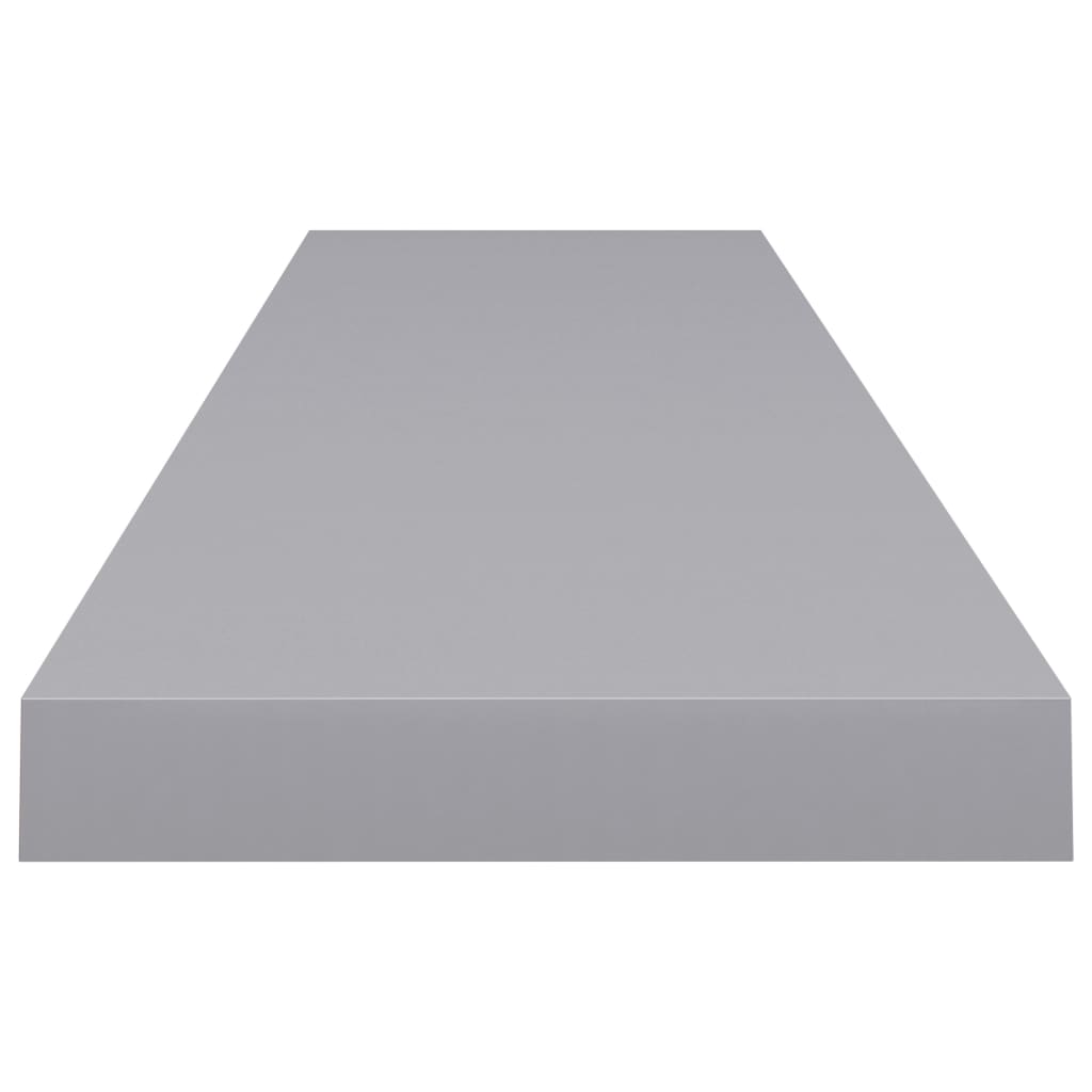Floating Wall Shelves 4 pcs Grey 120x23.5x3.8 cm MDF- Wall Shelves & Ledges - HomeShopIreland - Home Shop Ireland - Wall Shelves & Ledges - Floating Wall Shelves 4 pcs Grey 120x23.5x3.8 cm MDF