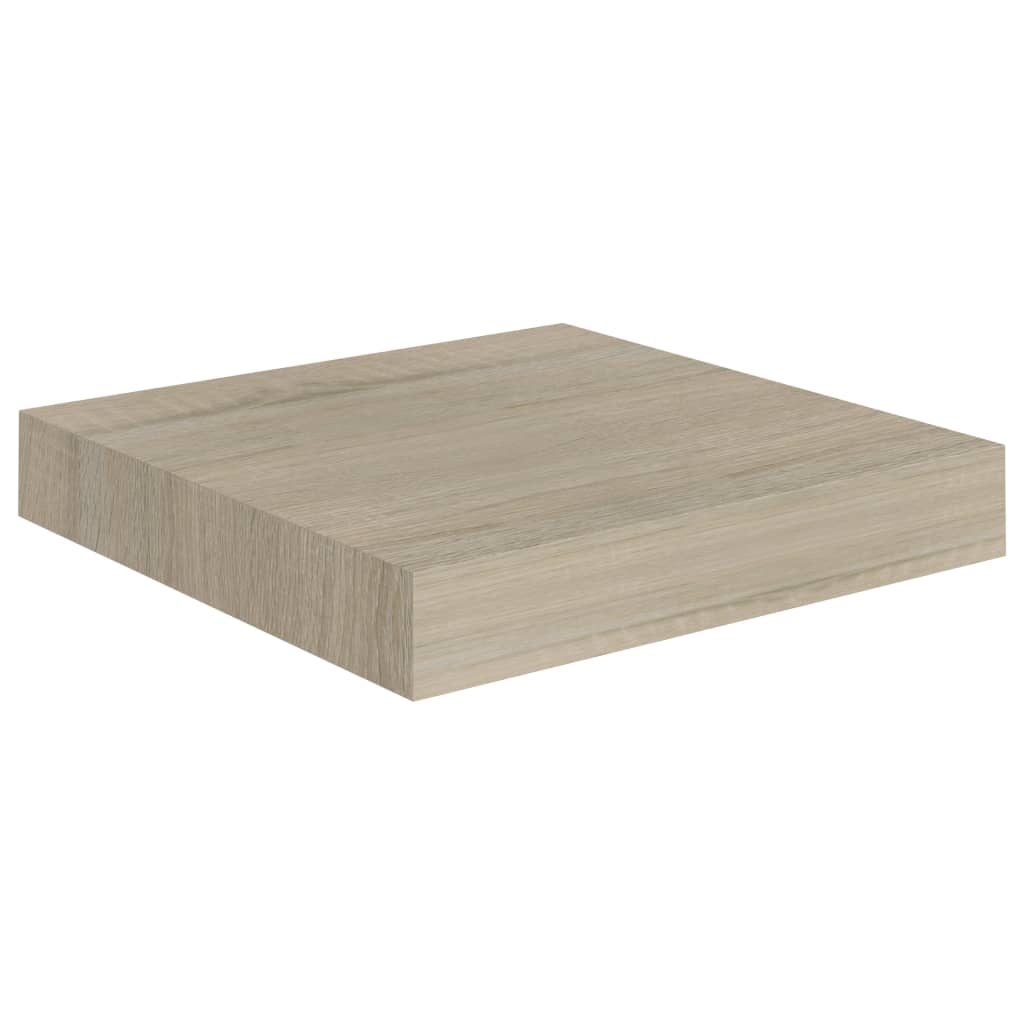 Floating Wall Shelves 2 pcs Oak 23x23.5x3.8 cm MDF- Wall Shelves & Ledges - HomeShopIreland - Home Shop Ireland - Wall Shelves & Ledges - Floating Wall Shelves 2 pcs Oak 23x23.5x3.8 cm MDF
