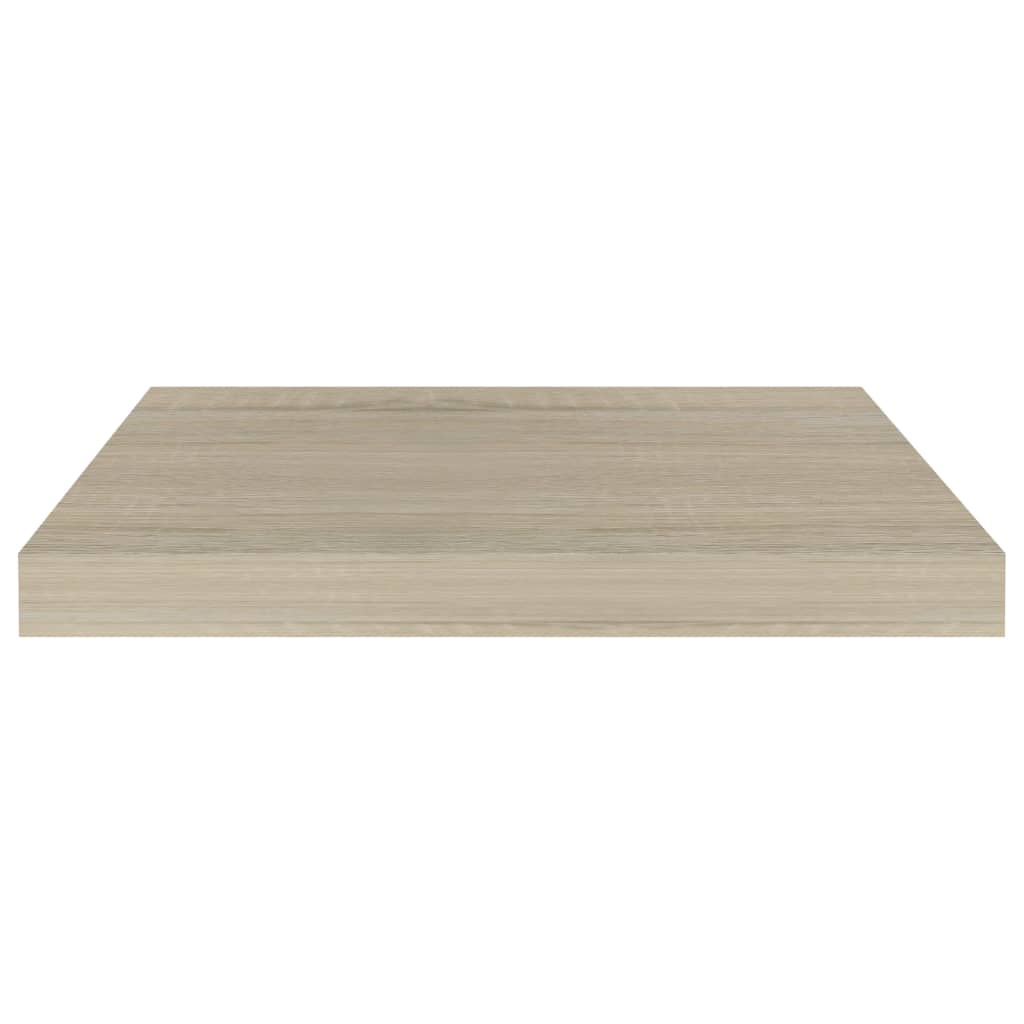 Floating Wall Shelves 2 pcs Oak 50x23x3.8 cm MDF- Wall Shelves & Ledges - HomeShopIreland - Home Shop Ireland - Wall Shelves & Ledges - Floating Wall Shelves 2 pcs Oak 50x23x3.8 cm MDF