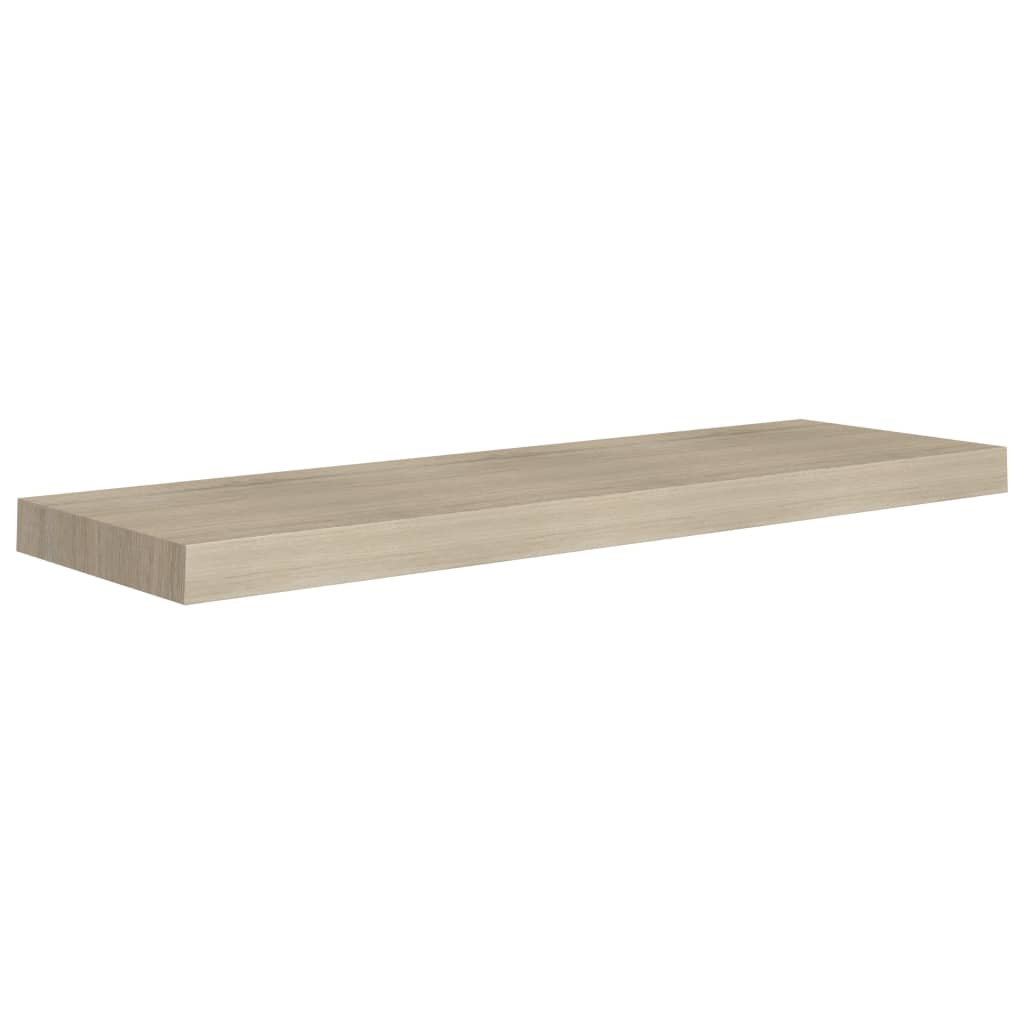 Floating Wall Shelf Oak 80x23.5x3.8 cm MDF- Wall Shelves & Ledges - HomeShopIreland - Home Shop Ireland - Wall Shelves & Ledges - Floating Wall Shelf Oak 80x23.5x3.8 cm MDF