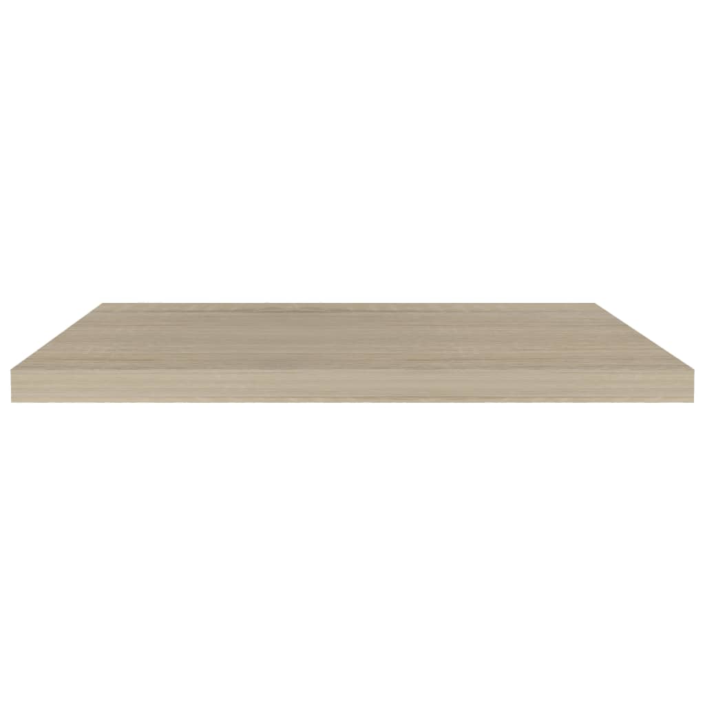 Floating Wall Shelf Oak 80x23.5x3.8 cm MDF- Wall Shelves & Ledges - HomeShopIreland - Home Shop Ireland - Wall Shelves & Ledges - Floating Wall Shelf Oak 80x23.5x3.8 cm MDF