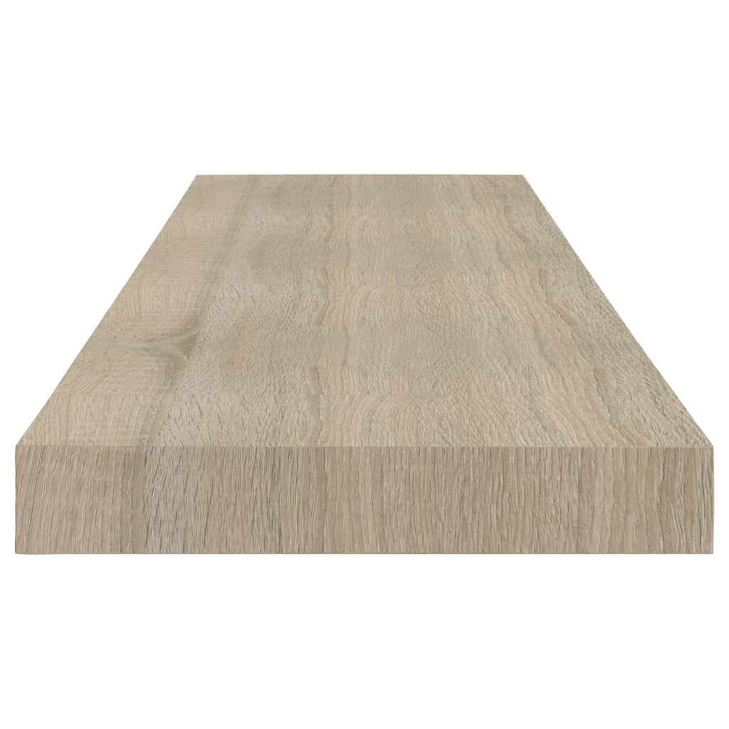 Floating Wall Shelf Oak 80x23.5x3.8 cm MDF- Wall Shelves & Ledges - HomeShopIreland - Home Shop Ireland - Wall Shelves & Ledges - Floating Wall Shelf Oak 80x23.5x3.8 cm MDF