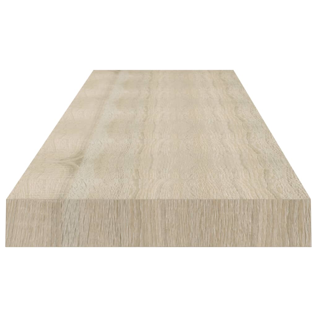 Floating Wall Shelves 2 pcs Oak 120x23.5x3.8 cm MDF- Wall Shelves & Ledges - HomeShopIreland - Home Shop Ireland - Wall Shelves & Ledges - Floating Wall Shelves 2 pcs Oak 120x23.5x3.8 cm MDF