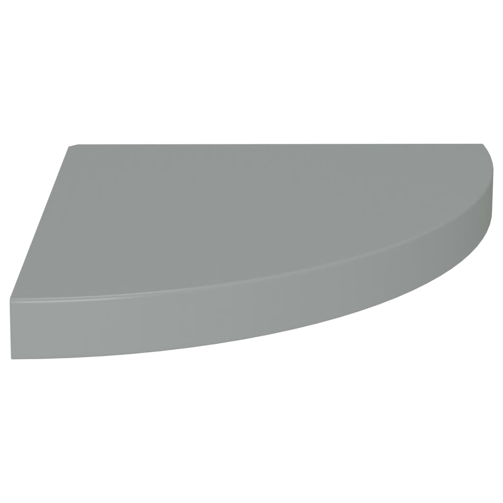Floating Corner Shelf Grey 35x35x3.8 cm MDF- Wall Shelves & Ledges - HomeShopIreland - Home Shop Ireland - Wall Shelves & Ledges - Floating Corner Shelf Grey 35x35x3.8 cm MDF