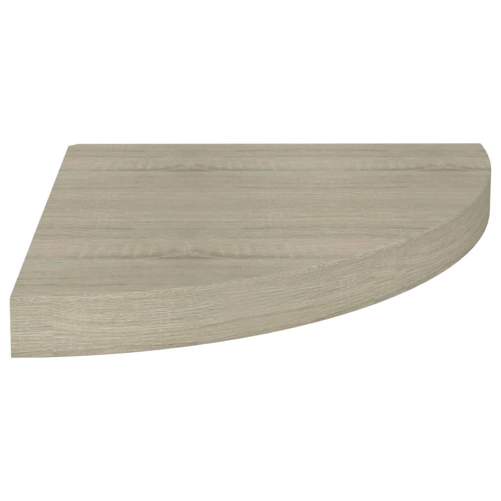 Floating Corner Shelves 4 pcs Oak 35x35x3.8 cm MDF- Wall Shelves & Ledges - HomeShopIreland - Home Shop Ireland - Wall Shelves & Ledges - Floating Corner Shelves 4 pcs Oak 35x35x3.8 cm MDF