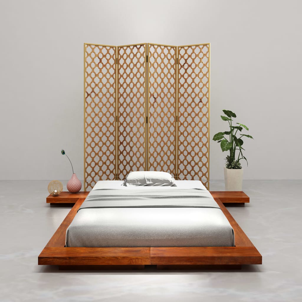 Japanese Futon Bed Frame Solid Acacia Wood 100x200 cm- Beds & Bed Frames - HomeShopIreland - Home Shop Ireland - Beds & Bed Frames - Japanese Futon Bed Frame Solid Acacia Wood 100x200 cm