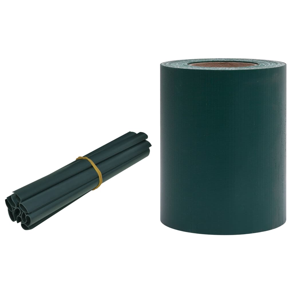 Garden Privacy Screen PVC 35x0.19 m Matte Green- Fence Panels - HomeShopIreland - Home Shop Ireland - Fence Panels -  Garden Privacy Screen PVC 35x0.19 m Matte Green