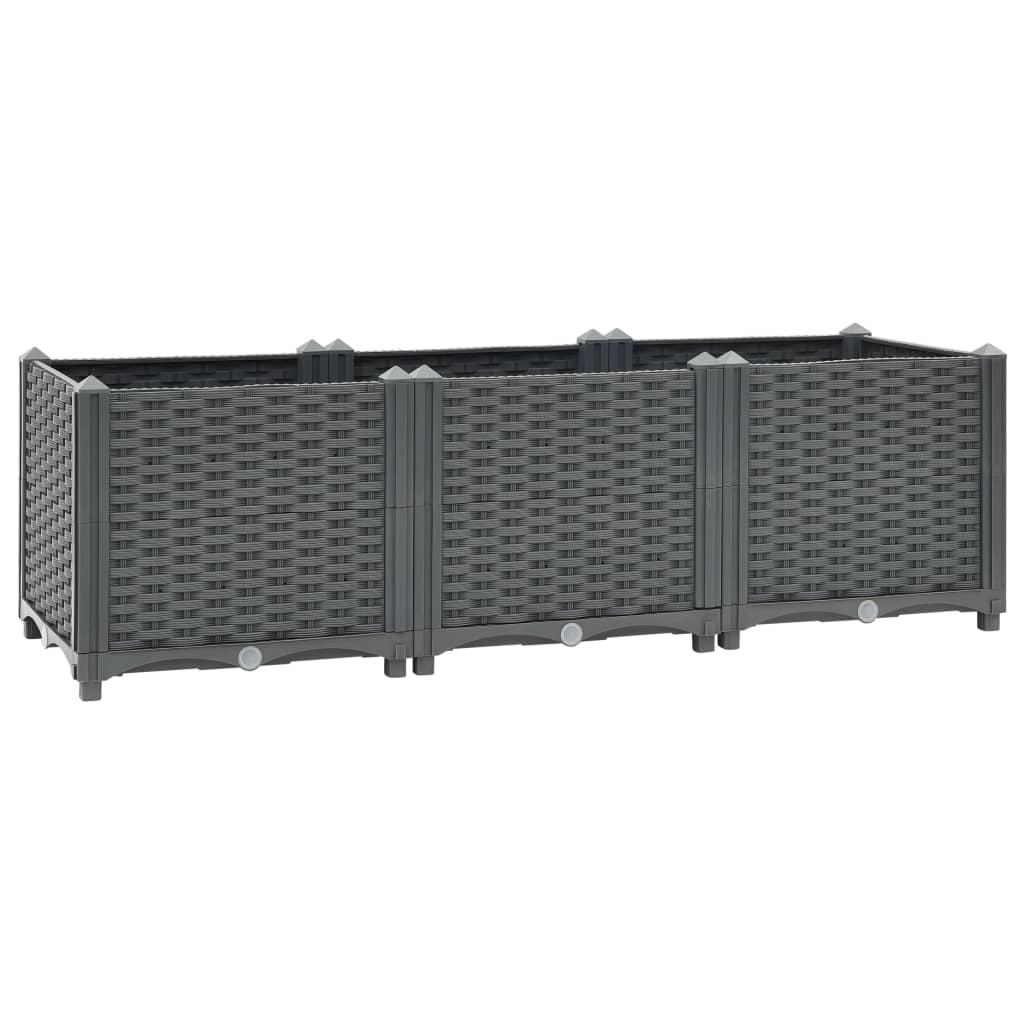 Raised Bed 120x40x38 cm Polypropylene- Pots & Planters - HomeShopIreland - Home Shop Ireland - Pots & Planters - Raised Bed 120x40x38 cm Polypropylene