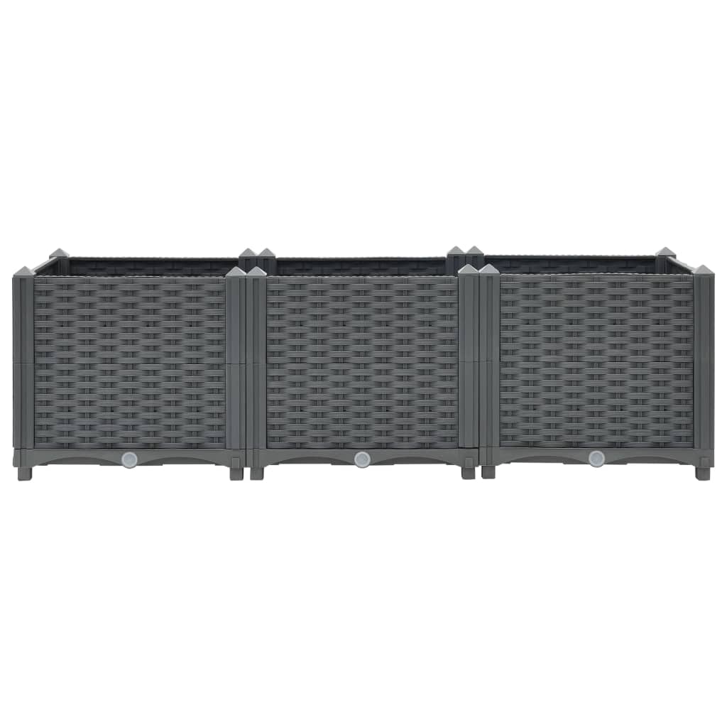 Raised Bed 120x40x38 cm Polypropylene- Pots & Planters - HomeShopIreland - Home Shop Ireland - Pots & Planters - Raised Bed 120x40x38 cm Polypropylene