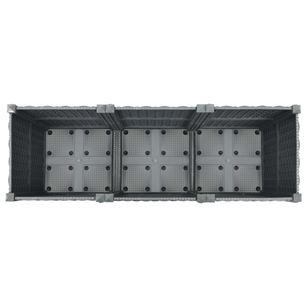 Raised Bed 120x40x38 cm Polypropylene- Pots & Planters - HomeShopIreland - Home Shop Ireland - Pots & Planters - Raised Bed 120x40x38 cm Polypropylene