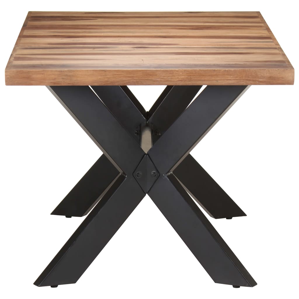 Dining Table 180x90x75 cm Solid Wood with Sheesham Finish- Kitchen & Dining Room Tables - HomeShopIreland - Home Shop Ireland - Kitchen & Dining Room Tables - Dining Table 180x90x75 cm Solid Wood with Sheesham Finish