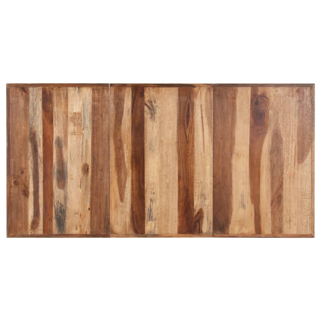 Dining Table 180x90x75 cm Solid Wood with Sheesham Finish- Kitchen & Dining Room Tables - HomeShopIreland - Home Shop Ireland - Kitchen & Dining Room Tables - Dining Table 180x90x75 cm Solid Wood with Sheesham Finish