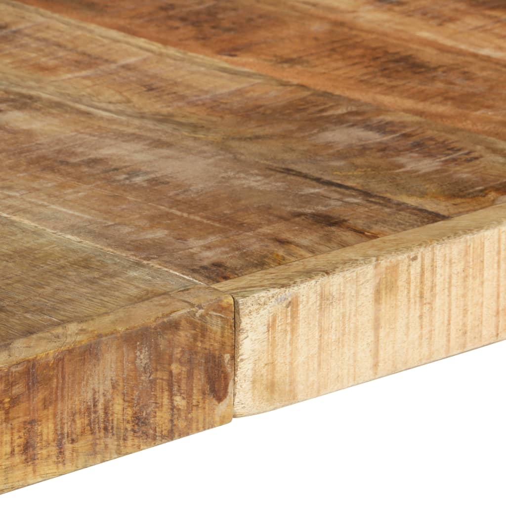 Dining Table 140x140x75 cm Rough Mango Wood- Kitchen & Dining Room Tables - HomeShopIreland - Home Shop Ireland - Kitchen & Dining Room Tables - Dining Table 140x140x75 cm Rough Mango Wood