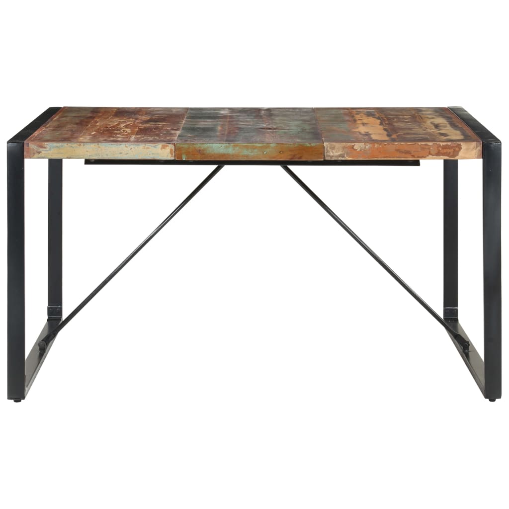 Dining Table 140x140x75 cm Solid Reclaimed Wood- Kitchen & Dining Room Tables - HomeShopIreland - Home Shop Ireland - Kitchen & Dining Room Tables - Dining Table 140x140x75 cm Solid Reclaimed Wood