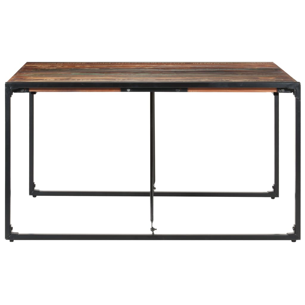 Dining Table 140x140x75 cm Solid Reclaimed Wood- Kitchen & Dining Room Tables - HomeShopIreland - Home Shop Ireland - Kitchen & Dining Room Tables - Dining Table 140x140x75 cm Solid Reclaimed Wood