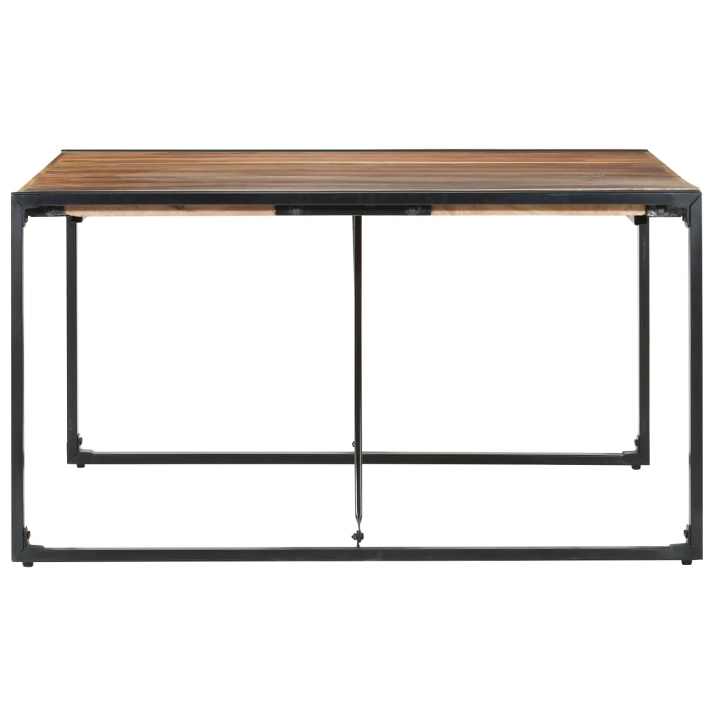 Dining Table 140x140x75 cm Solid Wood with Sheesham Finish- Kitchen & Dining Room Tables - HomeShopIreland - Home Shop Ireland - Kitchen & Dining Room Tables - Dining Table 140x140x75 cm Solid Wood with Sheesham Finish
