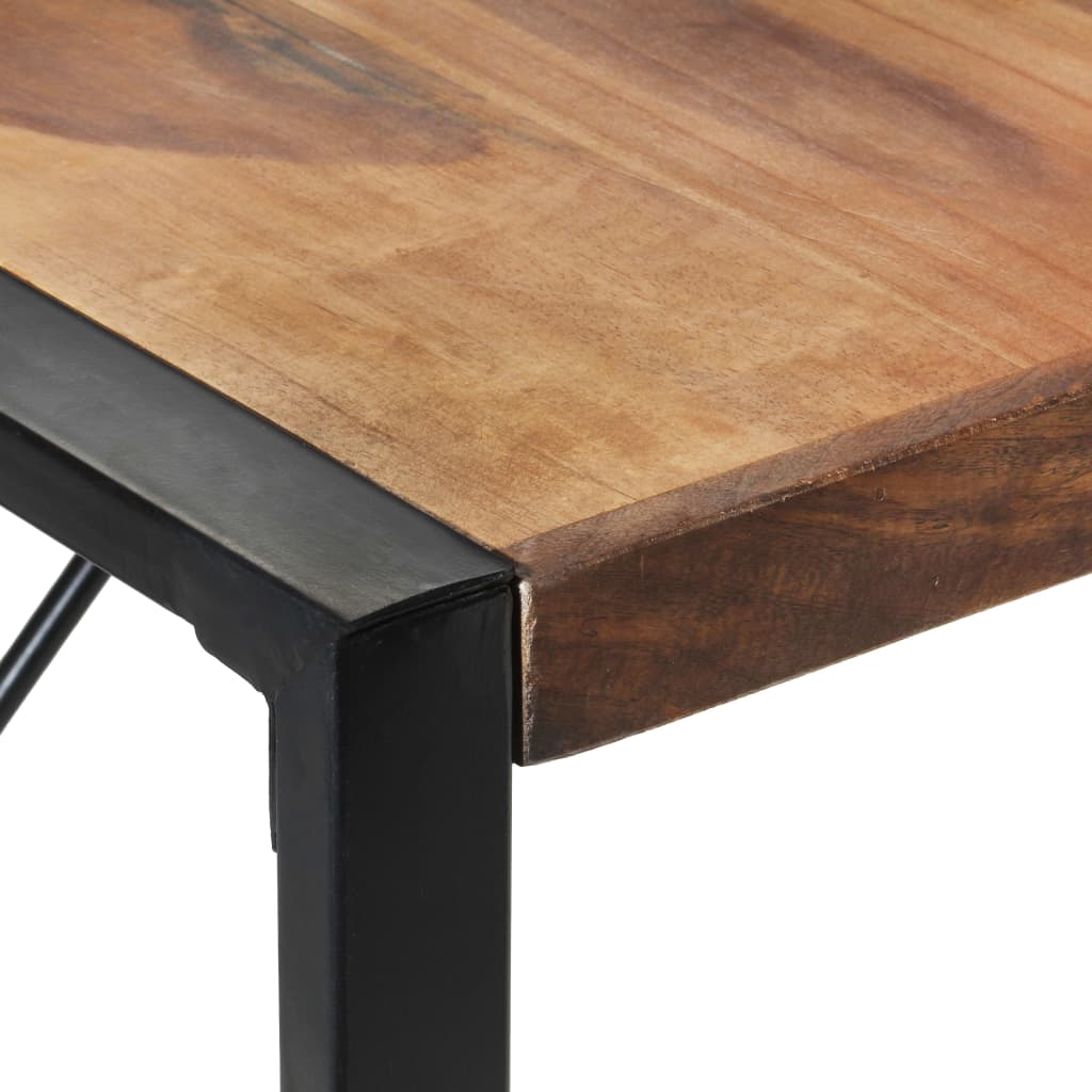 Dining Table 140x140x75 cm Solid Wood with Sheesham Finish- Kitchen & Dining Room Tables - HomeShopIreland - Home Shop Ireland - Kitchen & Dining Room Tables - Dining Table 140x140x75 cm Solid Wood with Sheesham Finish