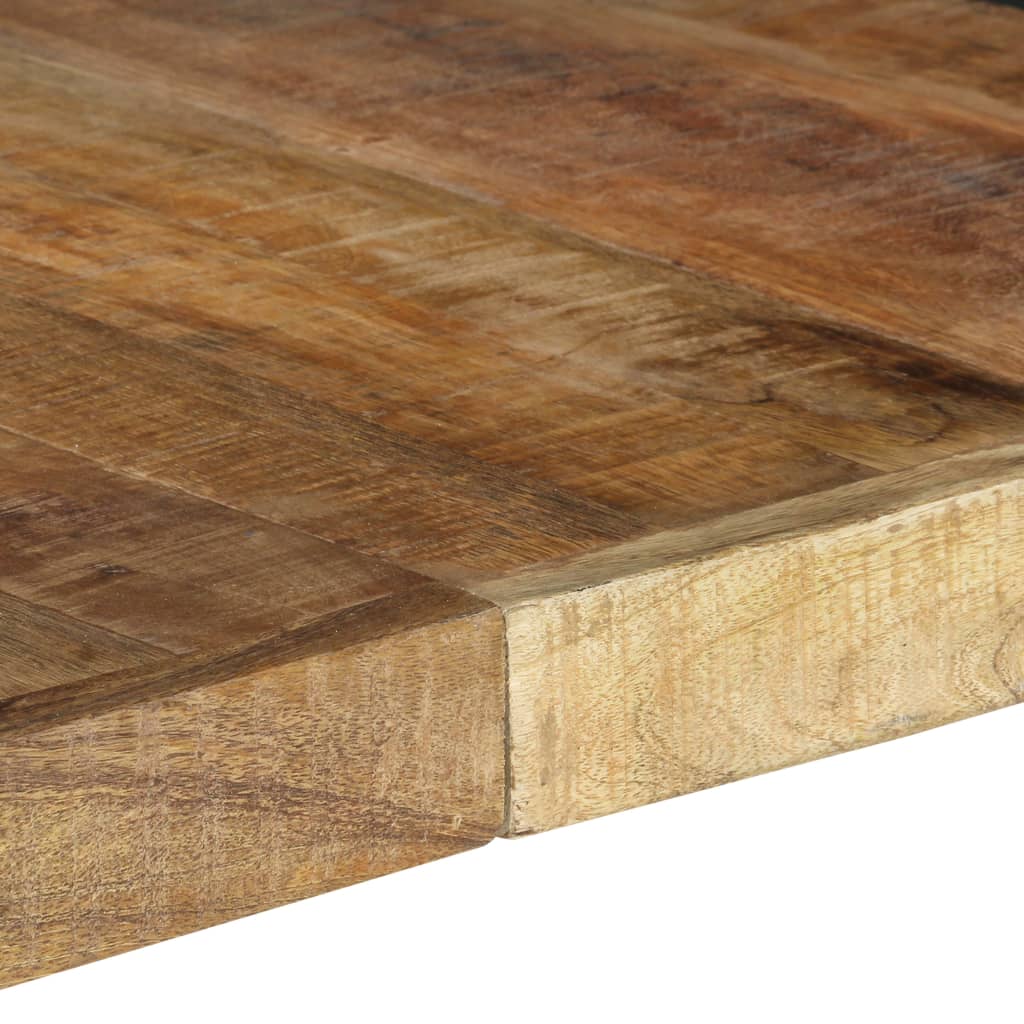 Dining Table 140x140x75 cm Rough Mango Wood- Kitchen & Dining Room Tables - HomeShopIreland - Home Shop Ireland - Kitchen & Dining Room Tables - Dining Table 140x140x75 cm Rough Mango Wood