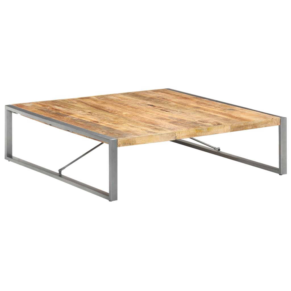 Coffee Table 140x140x40 cm Rough Mango Wood- Coffee Tables - HomeShopIreland - Home Shop Ireland - Coffee Tables - Coffee Table 140x140x40 cm Rough Mango Wood