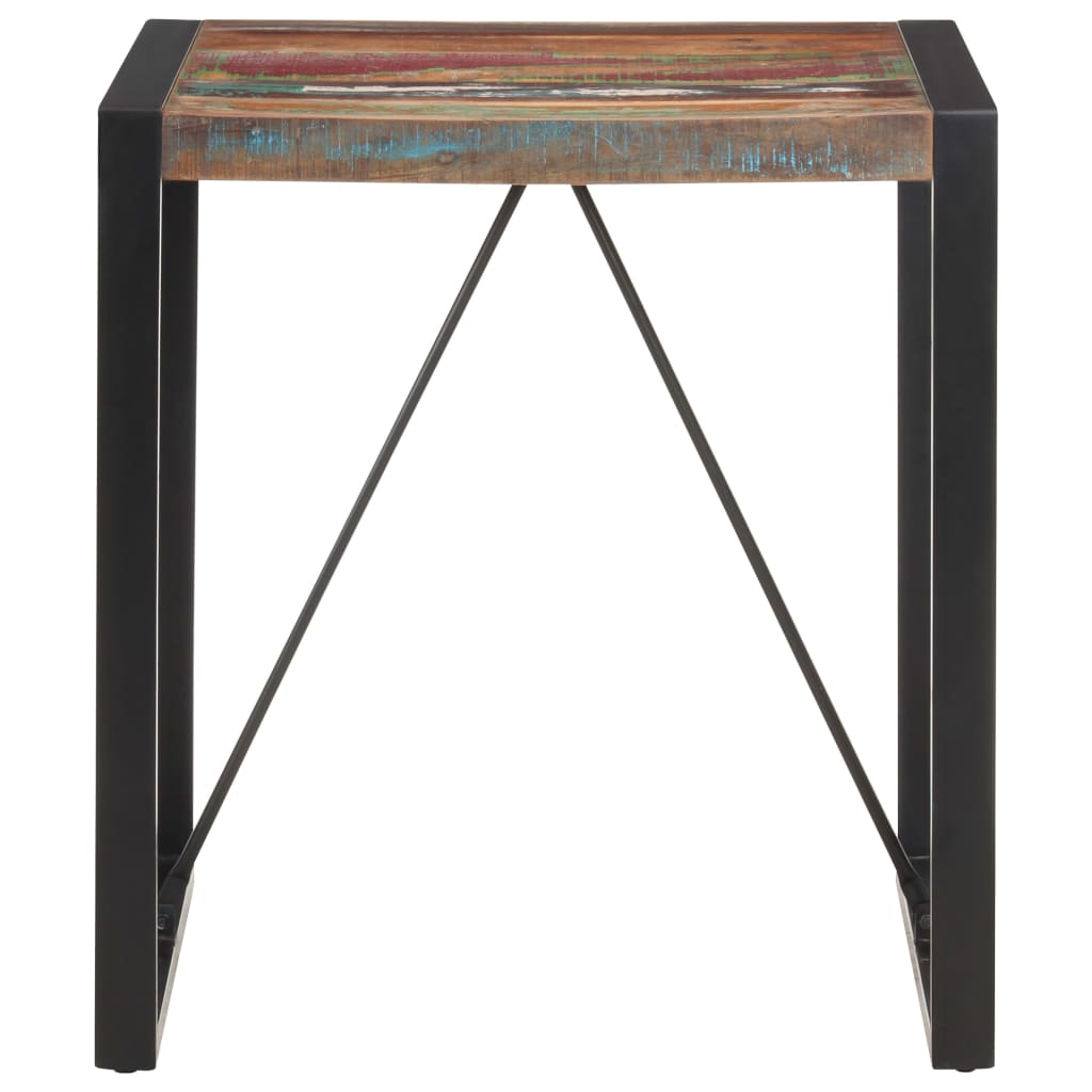 Dining Table 70x70x75 cm Solid Reclaimed Wood- Kitchen & Dining Room Tables - HomeShopIreland - Home Shop Ireland - Kitchen & Dining Room Tables - Dining Table 70x70x75 cm Solid Reclaimed Wood