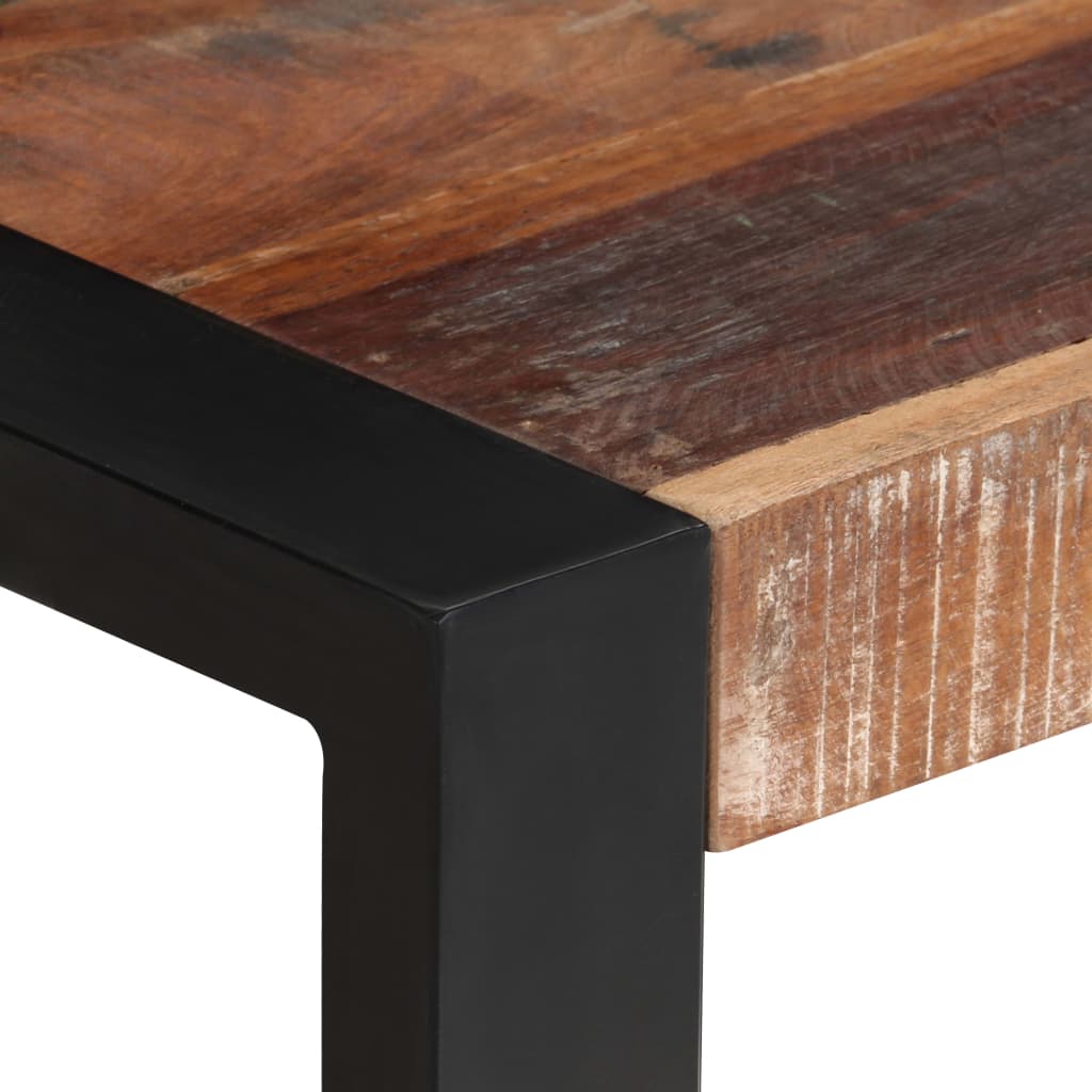 Dining Table 70x70x75 cm Solid Reclaimed Wood- Kitchen & Dining Room Tables - HomeShopIreland - Home Shop Ireland - Kitchen & Dining Room Tables - Dining Table 70x70x75 cm Solid Reclaimed Wood