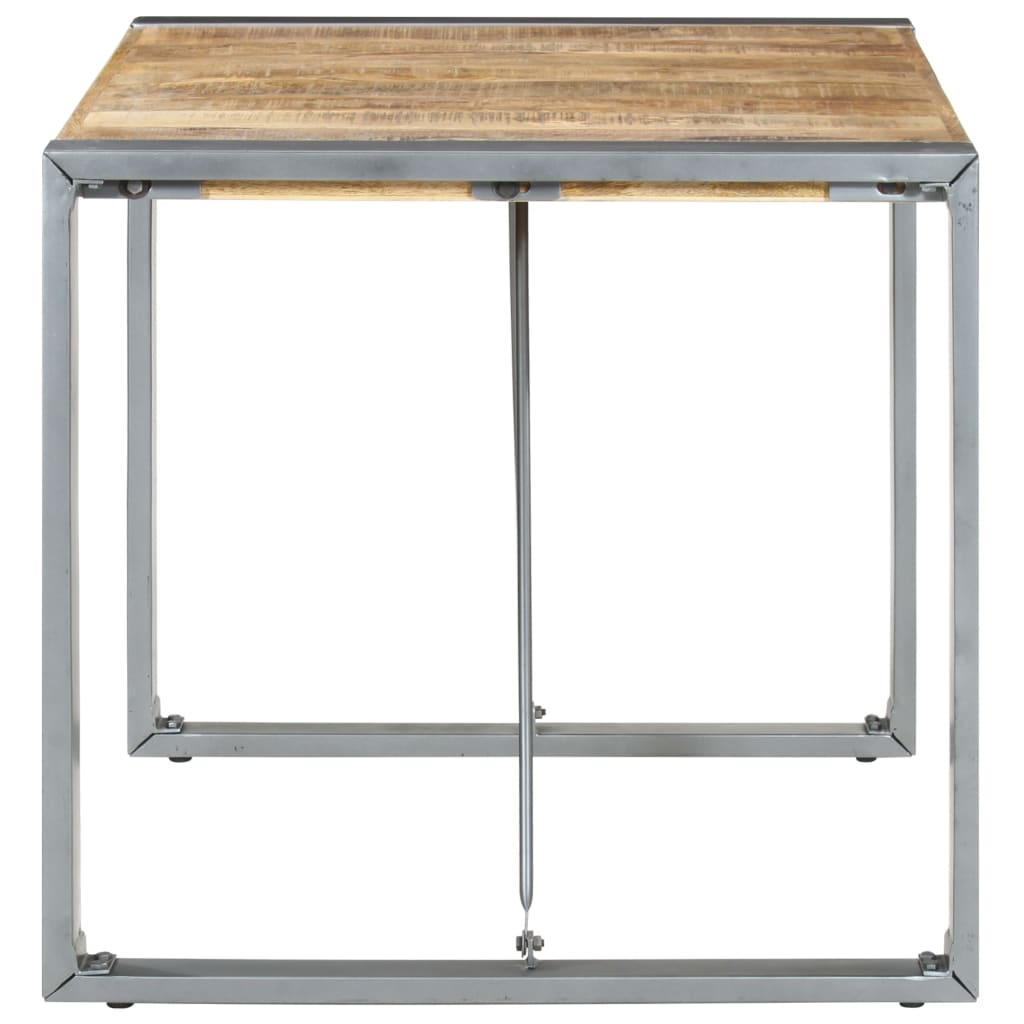 Dining Table 80x80x75 cm Rough Mango Wood- Kitchen & Dining Room Tables - HomeShopIreland - Home Shop Ireland - Kitchen & Dining Room Tables - Dining Table 80x80x75 cm Rough Mango Wood