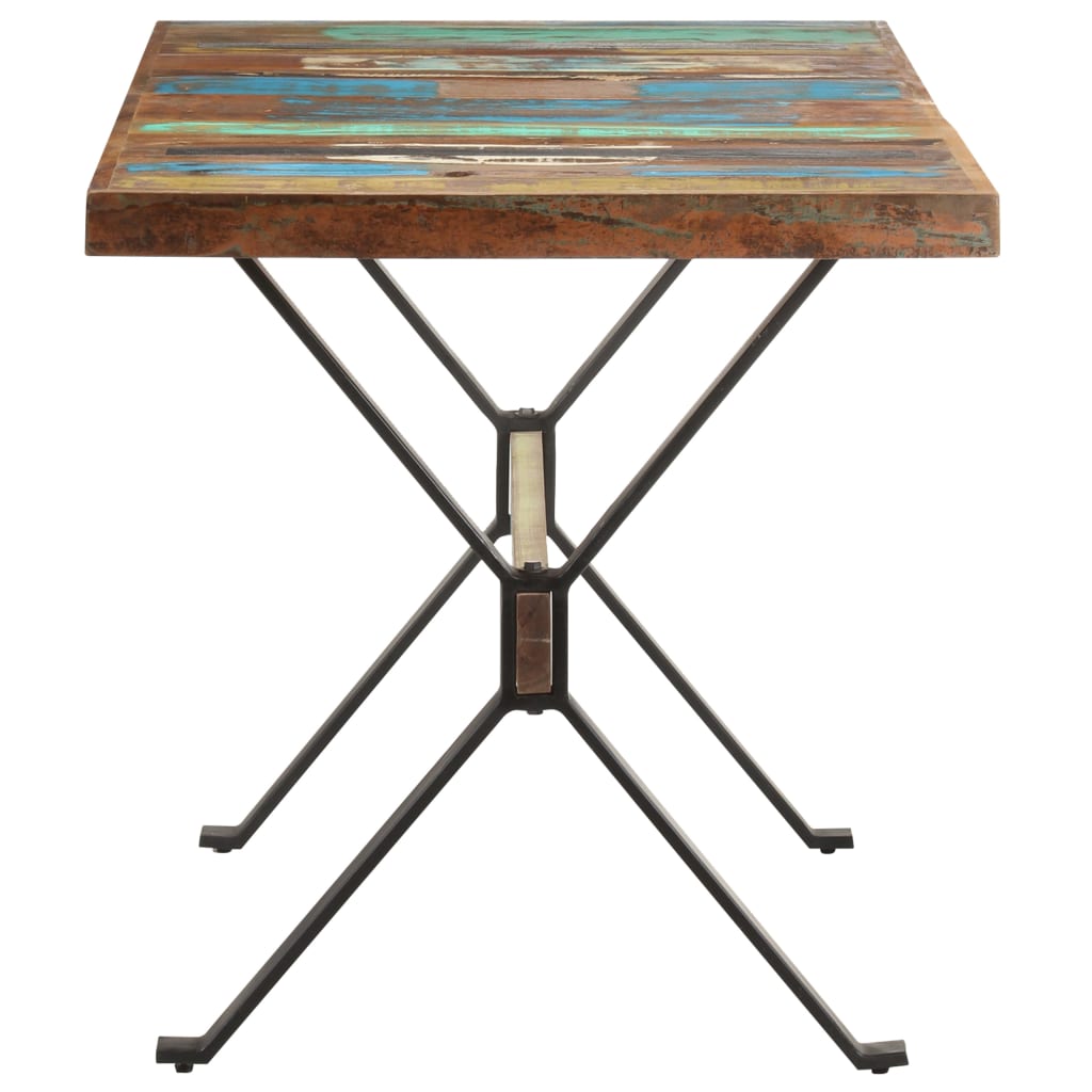 Dining Table 140x70x76 cm Solid Reclaimed Wood- Kitchen & Dining Room Tables - HomeShopIreland - Home Shop Ireland - Kitchen & Dining Room Tables - Dining Table 140x70x76 cm Solid Reclaimed Wood