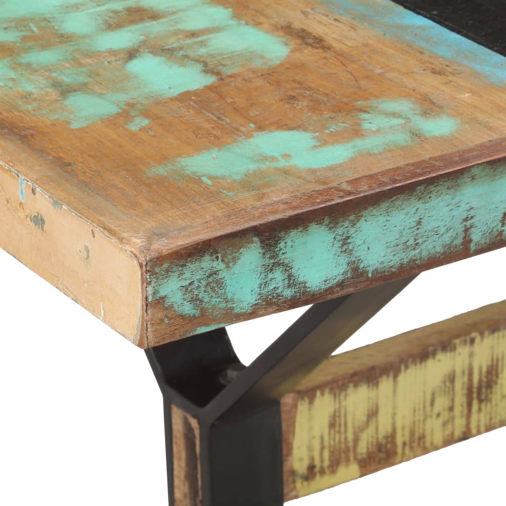 Dining Table 160x80x76 cm Solid Reclaimed Wood- Kitchen & Dining Room Tables - HomeShopIreland - Home Shop Ireland - Kitchen & Dining Room Tables - Dining Table 160x80x76 cm Solid Reclaimed Wood