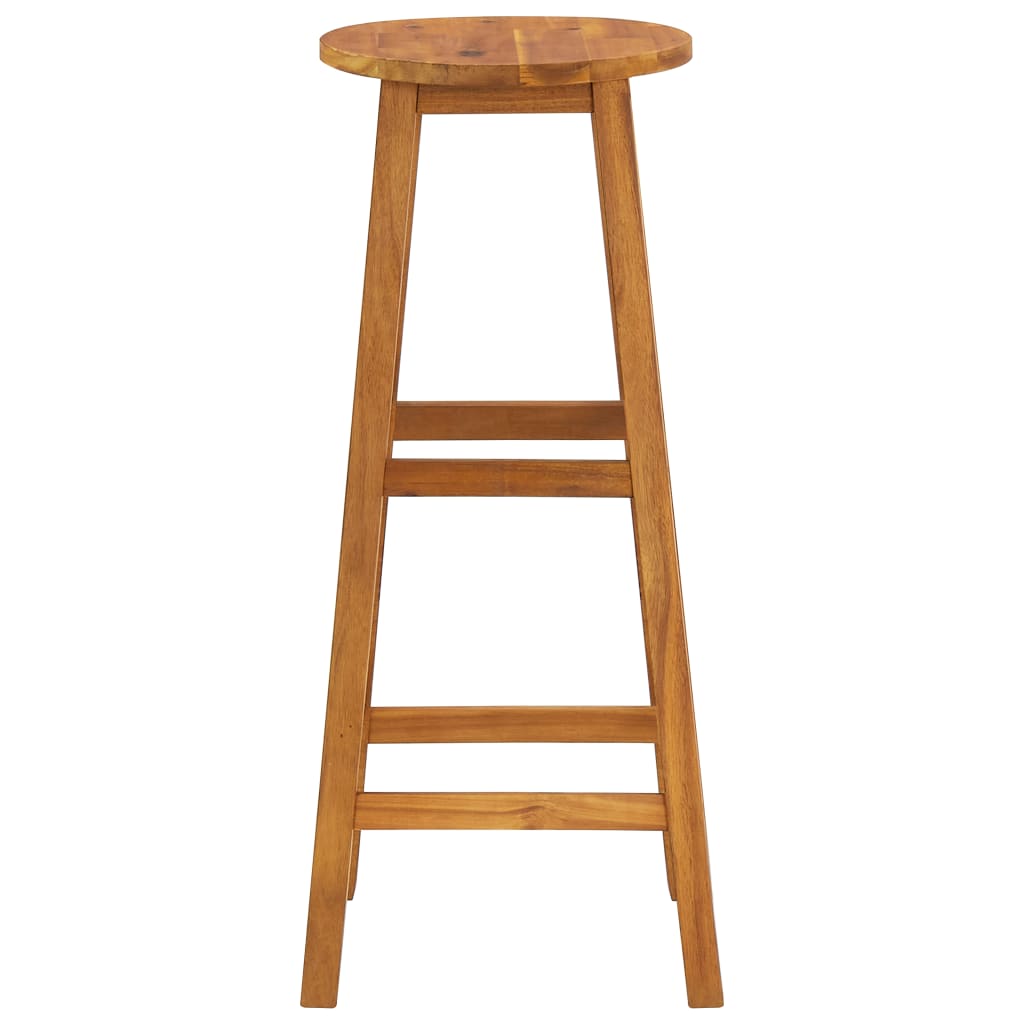 Bar Stools 4 pcs Solid Acacia Wood- Table & Bar Stools - HomeShopIreland - Home Shop Ireland - Table & Bar Stools - Bar Stools 4 pcs Solid Acacia Wood