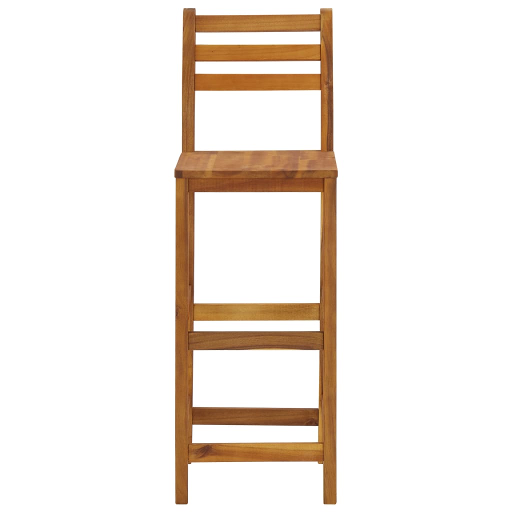 Bar Stools 4 pcs Solid Acacia Wood- Table & Bar Stools - HomeShopIreland - Home Shop Ireland - Table & Bar Stools - Bar Stools 4 pcs Solid Acacia Wood