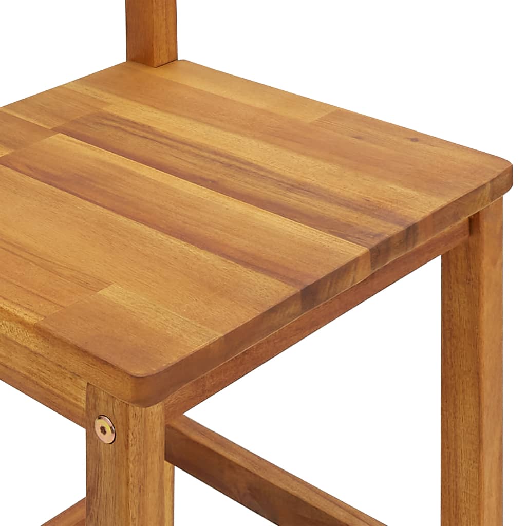 Bar Stools 4 pcs Solid Acacia Wood- Table & Bar Stools - HomeShopIreland - Home Shop Ireland - Table & Bar Stools - Bar Stools 4 pcs Solid Acacia Wood