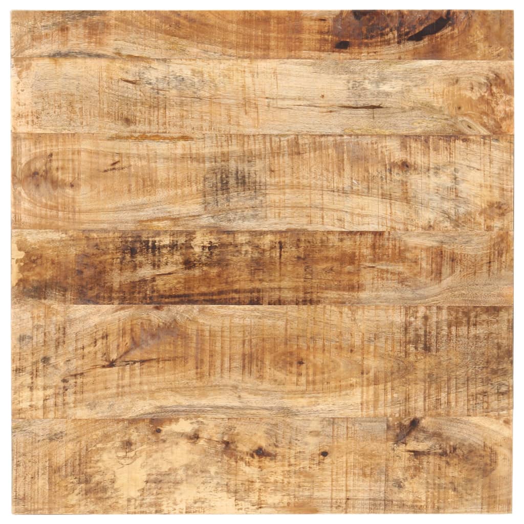 Bistro Table Square 60x60x75 cm Rough Mango Wood- Kitchen & Dining Room Tables - HomeShopIreland - Home Shop Ireland - Kitchen & Dining Room Tables - Bistro Table Square 60x60x75 cm Rough Mango Wood