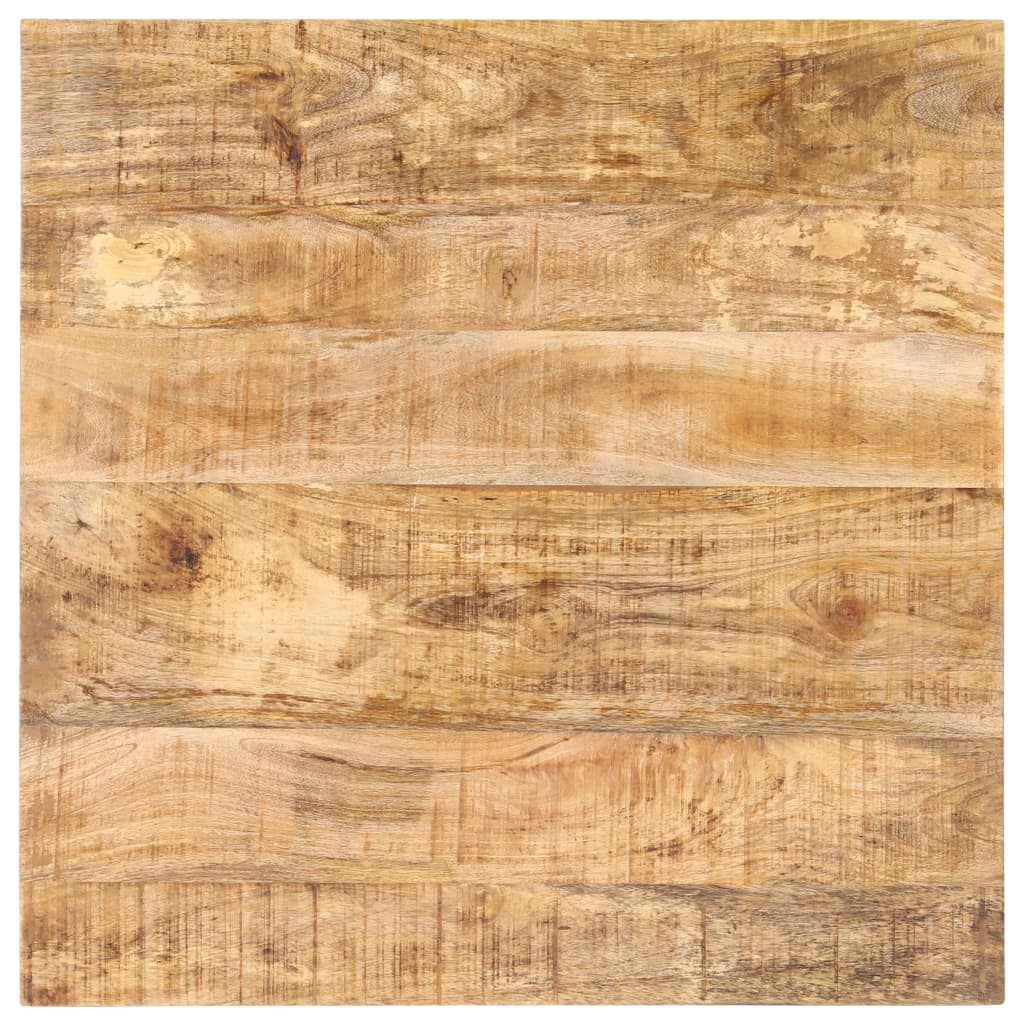 Bistro Table Square 70x70x75 cm Rough Mango Wood- Kitchen & Dining Room Tables - HomeShopIreland - Home Shop Ireland - Kitchen & Dining Room Tables - Bistro Table Square 70x70x75 cm Rough Mango Wood