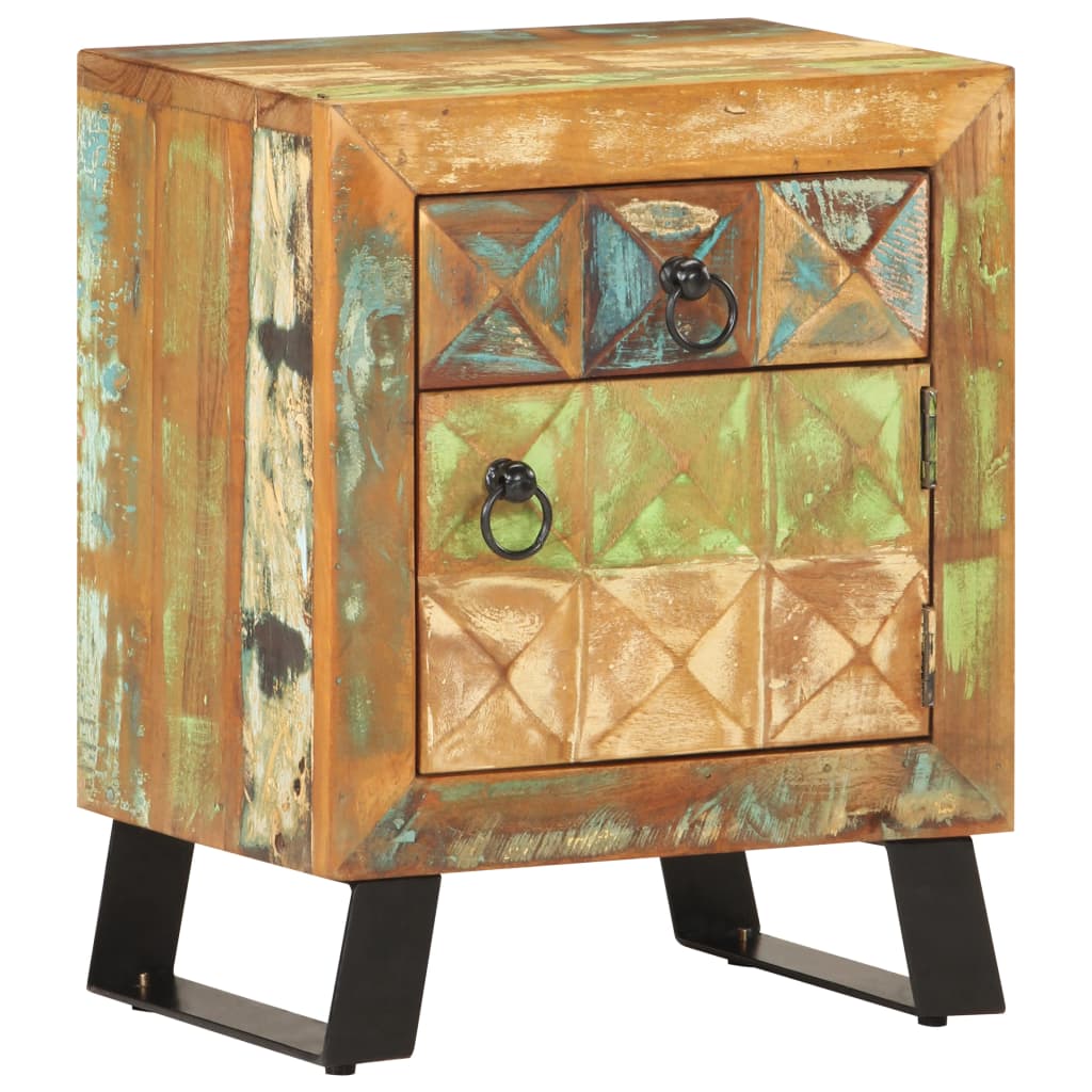 Bedside Cabinet 40x30x50 cm Solid Reclaimed Wood- Bedside Tables - HomeShopIreland - Home Shop Ireland - Bedside Tables - Bedside Cabinet 40x30x50 cm Solid Reclaimed Wood
