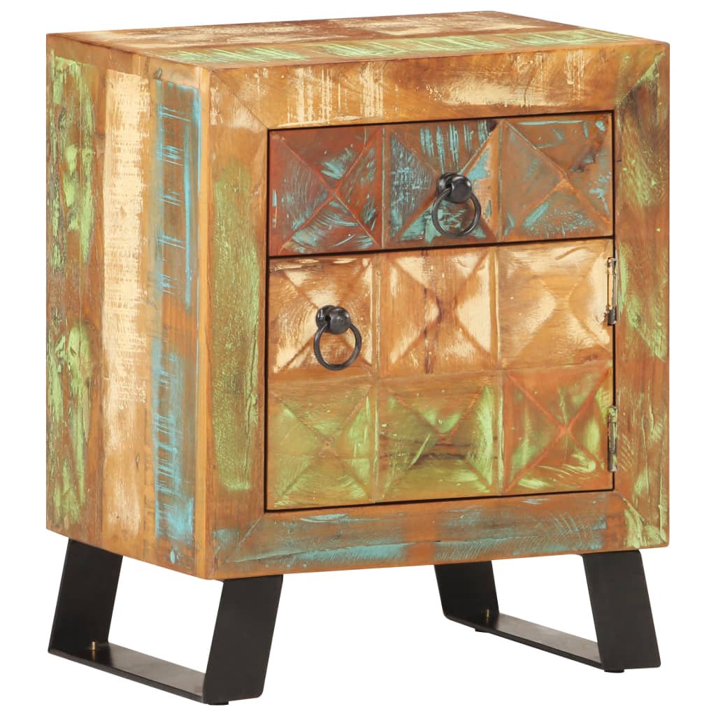 Bedside Cabinet 40x30x50 cm Solid Reclaimed Wood- Bedside Tables - HomeShopIreland - Home Shop Ireland - Bedside Tables - Bedside Cabinet 40x30x50 cm Solid Reclaimed Wood