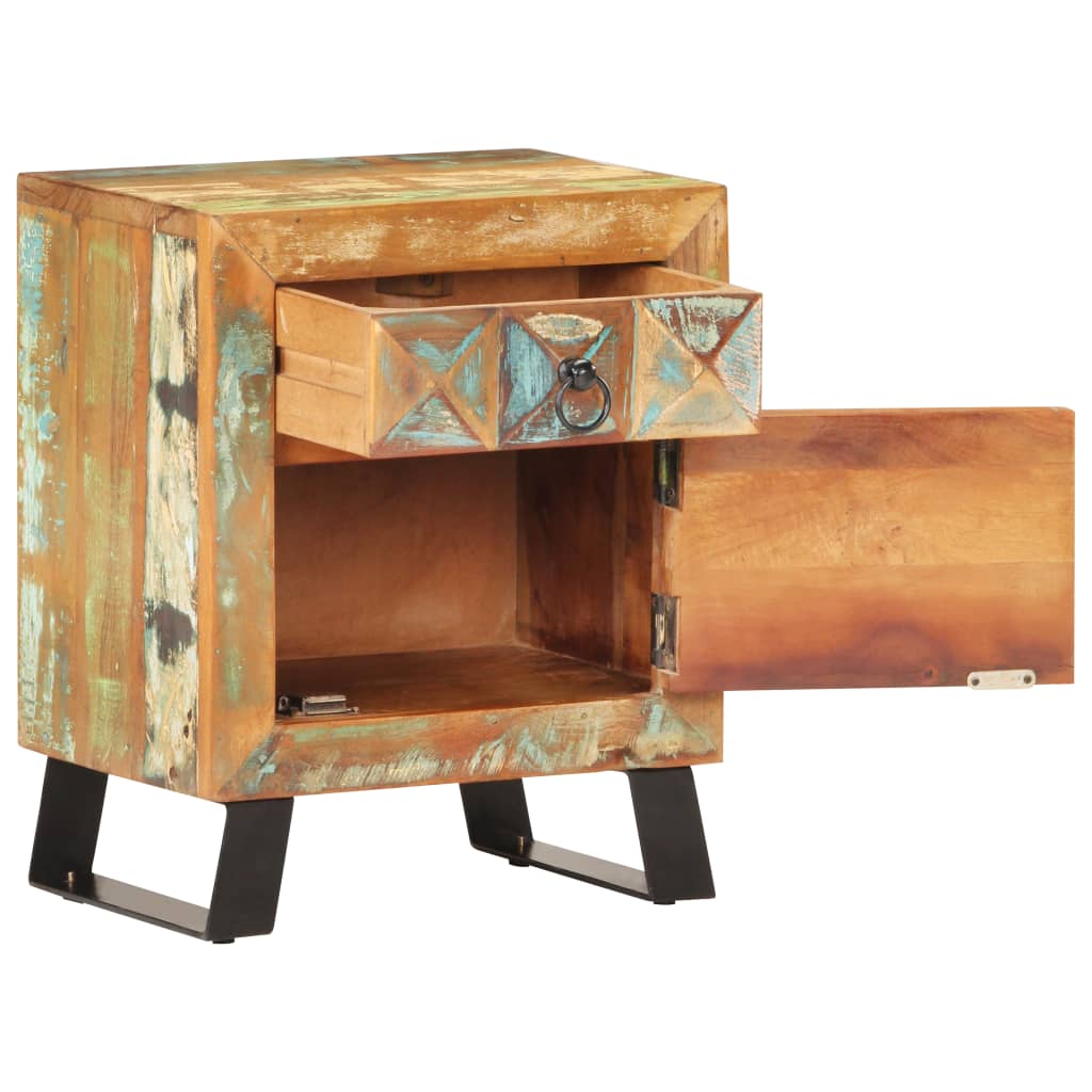 Bedside Cabinet 40x30x50 cm Solid Reclaimed Wood- Bedside Tables - HomeShopIreland - Home Shop Ireland - Bedside Tables - Bedside Cabinet 40x30x50 cm Solid Reclaimed Wood