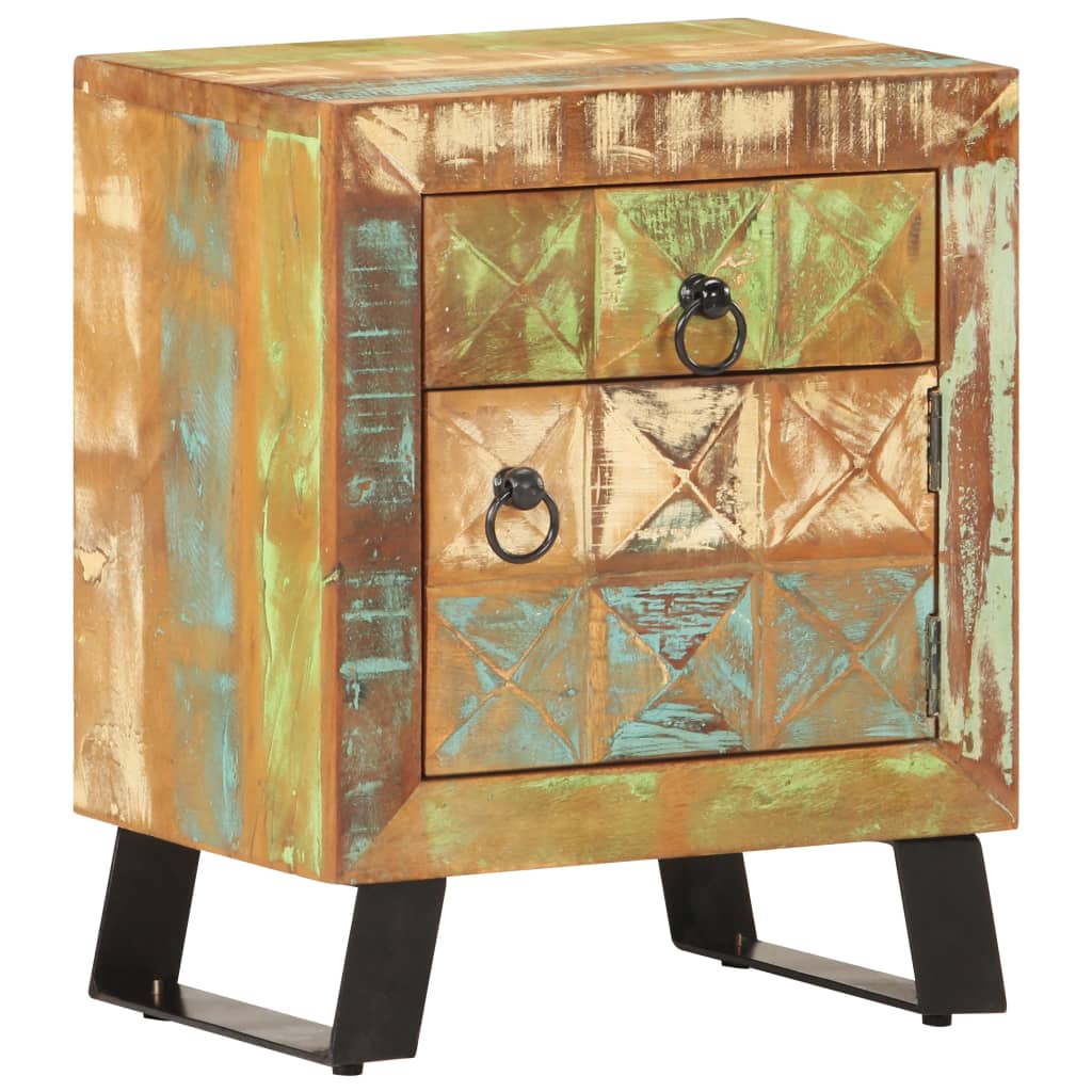 Bedside Cabinet 40x30x50 cm Solid Reclaimed Wood- Bedside Tables - HomeShopIreland - Home Shop Ireland - Bedside Tables - Bedside Cabinet 40x30x50 cm Solid Reclaimed Wood