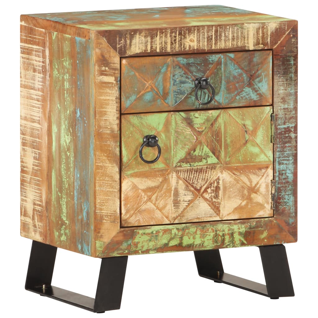 Bedside Cabinet 40x30x50 cm Solid Reclaimed Wood- Bedside Tables - HomeShopIreland - Home Shop Ireland - Bedside Tables - Bedside Cabinet 40x30x50 cm Solid Reclaimed Wood
