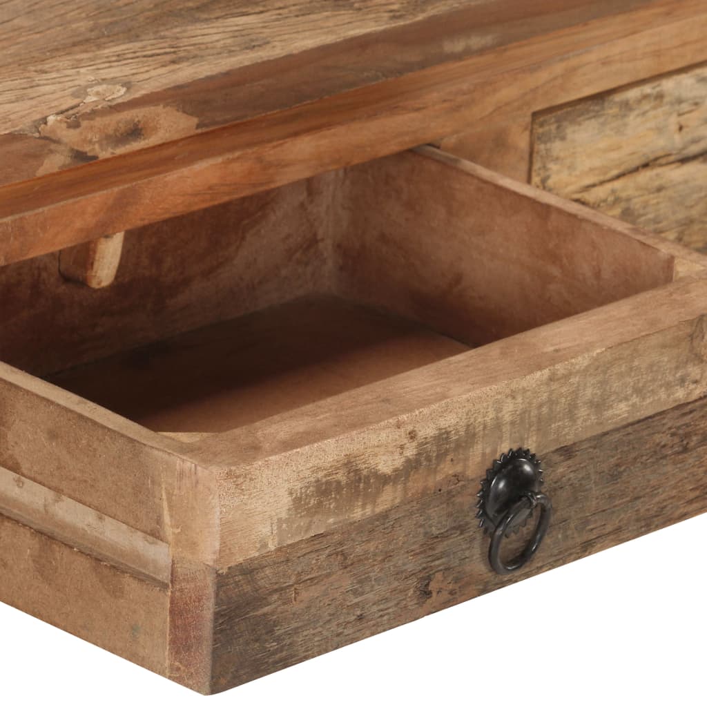Console Table 90.5x30x75cm Solid Acacia Wood and Reclaimed Wood- End Tables - HomeShopIreland - Home Shop Ireland - End Tables - Console Table 90.5x30x75cm Solid Acacia Wood and Reclaimed Wood