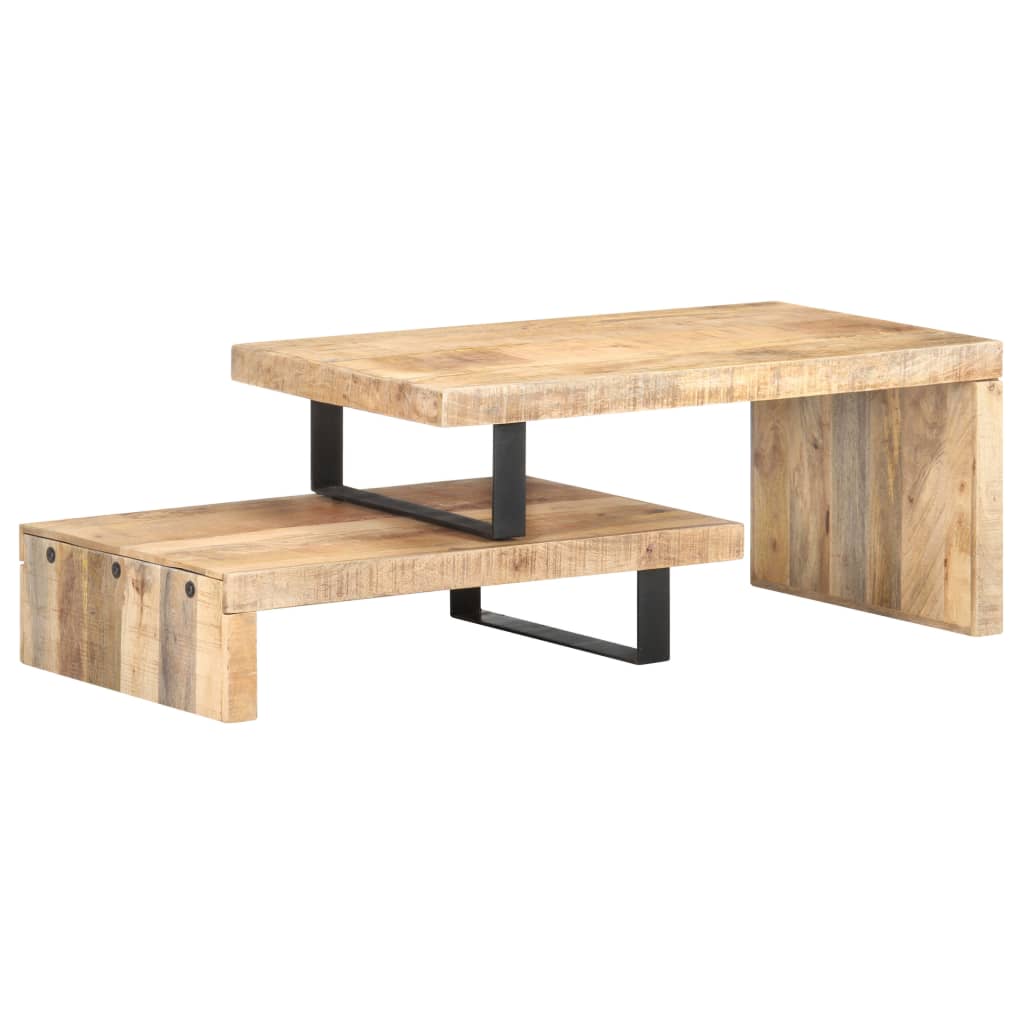 2 Piece Coffee Table Set Solid Mango Wood- Coffee Tables - HomeShopIreland - Home Shop Ireland - Coffee Tables - 2 Piece Coffee Table Set Solid Mango Wood