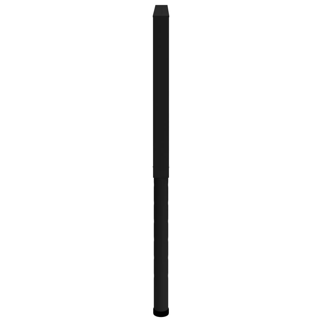 Adjustable Work Bench Frames 2 pcs Metal 85x(69-95.5) cm Black- Table Legs - HomeShopIreland - Home Shop Ireland - Table Legs - Adjustable Work Bench Frames 2 pcs Metal 85x(69-95.5) cm Black