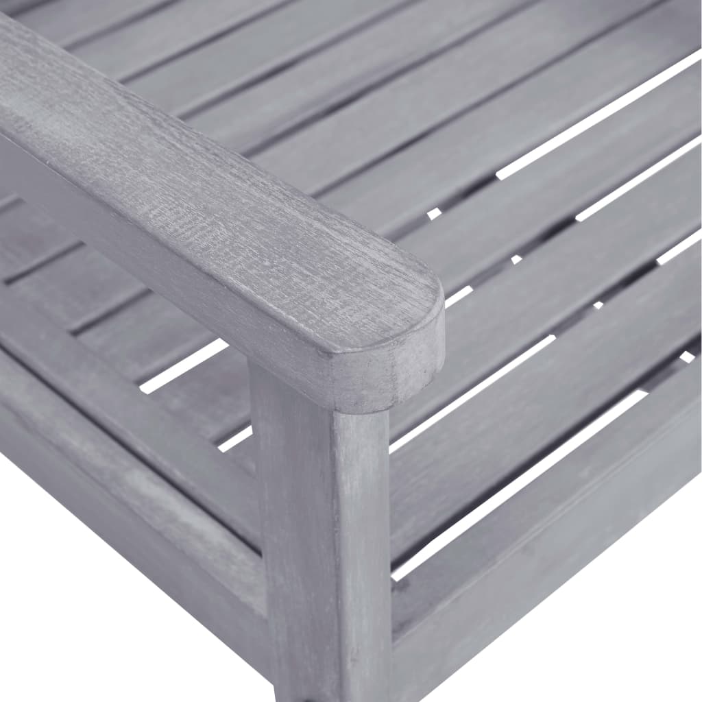 Director's Chairs 4 pcs Solid Acacia Wood Grey- Outdoor Chairs - HomeShopIreland - Home Shop Ireland - Outdoor Chairs - Director's Chairs 4 pcs Solid Acacia Wood Grey