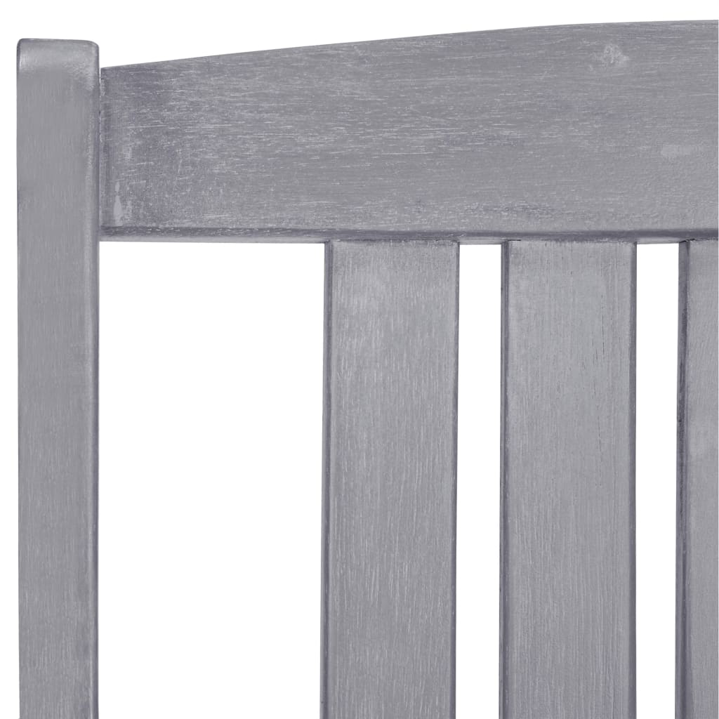 Director's Chairs 4 pcs Solid Acacia Wood Grey- Outdoor Chairs - HomeShopIreland - Home Shop Ireland - Outdoor Chairs - Director's Chairs 4 pcs Solid Acacia Wood Grey