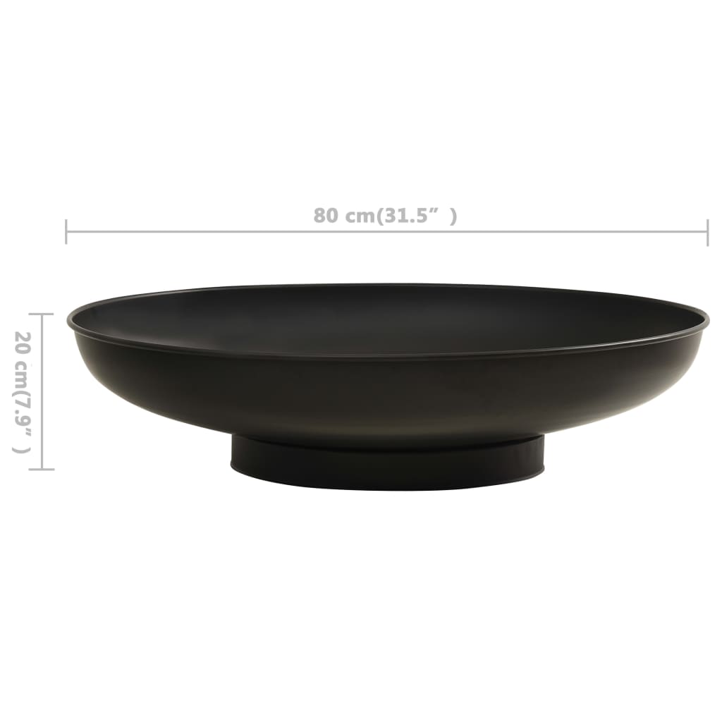 Fire Pit 80 cm Steel- Fireplaces - HomeShopIreland - Home Shop Ireland - Fireplaces - Fire Pit 80 cm Steel