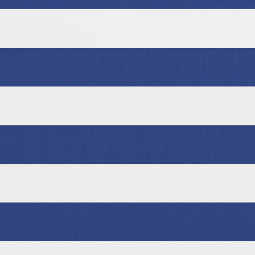 Balcony Screen White and Blue 75x500 cm Oxford Fabric- Outdoor Umbrellas & Sunshades - HomeShopIreland - Home Shop Ireland - Outdoor Umbrellas & Sunshades - Balcony Screen White and Blue 75x500 cm Oxford Fabric
