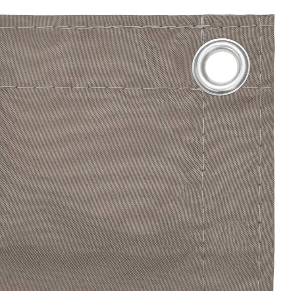 Balcony Screen Taupe 120x300 cm Oxford Fabric- Outdoor Umbrellas & Sunshades - HomeShopIreland - Home Shop Ireland - Outdoor Umbrellas & Sunshades - Balcony Screen Taupe 120x300 cm Oxford Fabric