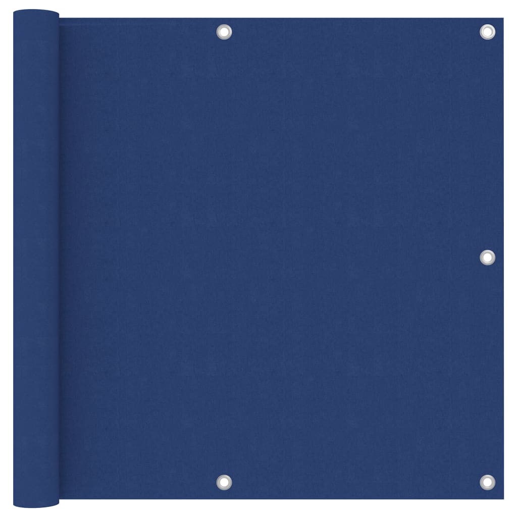 Balcony Screen Blue 90x600 cm Oxford Fabric- Outdoor Umbrellas & Sunshades - HomeShopIreland - Home Shop Ireland - Outdoor Umbrellas & Sunshades - Balcony Screen Blue 90x600 cm Oxford Fabric