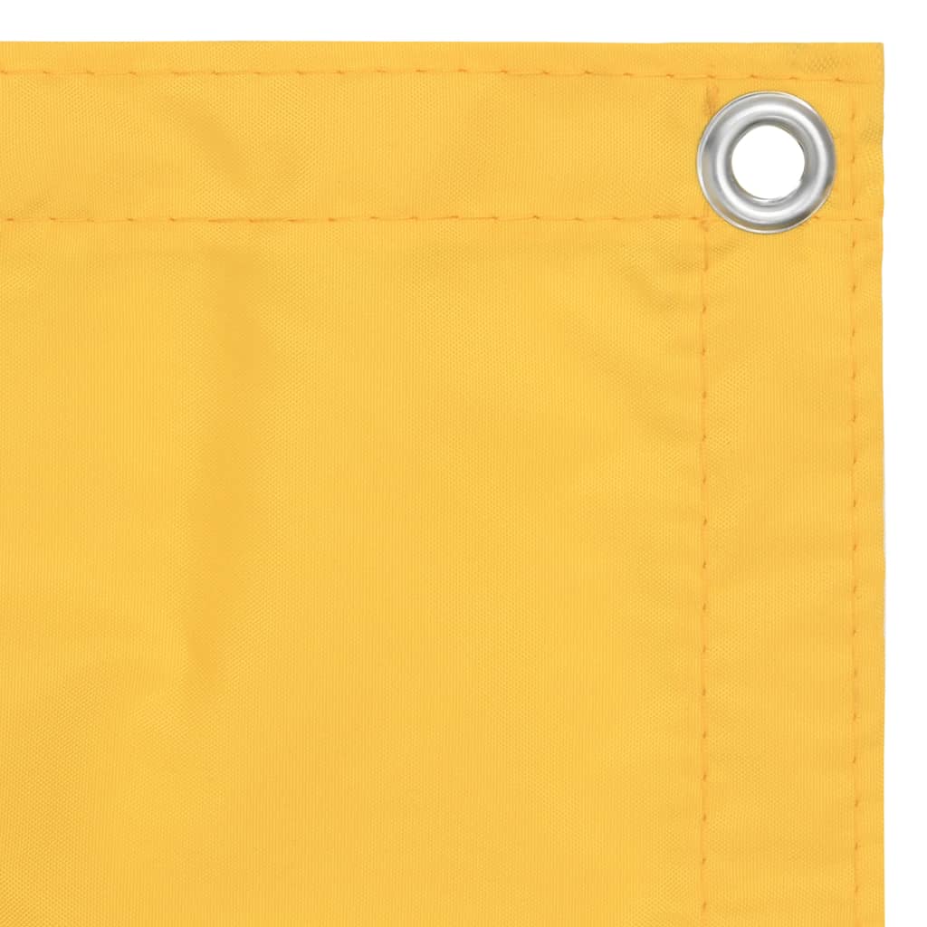 Balcony Screen Yellow 75x500 cm Oxford Fabric- Outdoor Umbrellas & Sunshades - HomeShopIreland - Home Shop Ireland - Outdoor Umbrellas & Sunshades - Balcony Screen Yellow 75x500 cm Oxford Fabric