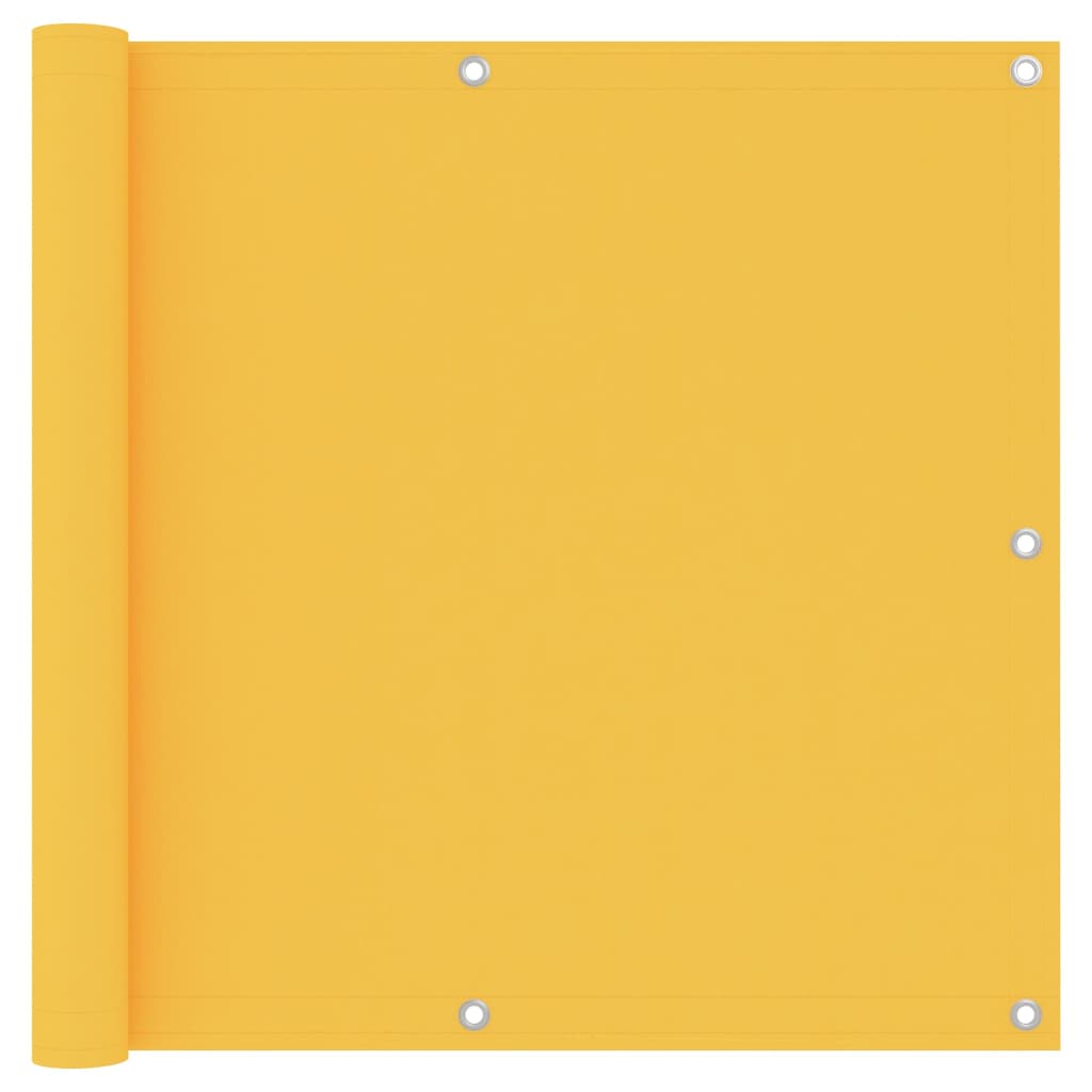 Balcony Screen Yellow 90x400 cm Oxford Fabric- Outdoor Umbrellas & Sunshades - HomeShopIreland - Home Shop Ireland - Outdoor Umbrellas & Sunshades - Balcony Screen Yellow 90x400 cm Oxford Fabric